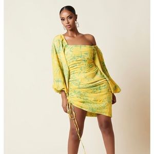 grassfields | Dresses | Beautiful Yellow And Green Vacation Dress | Poshmark